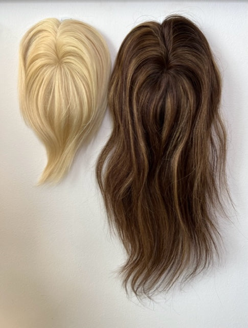 Human Hair Toppers-Many Colors and two lengths